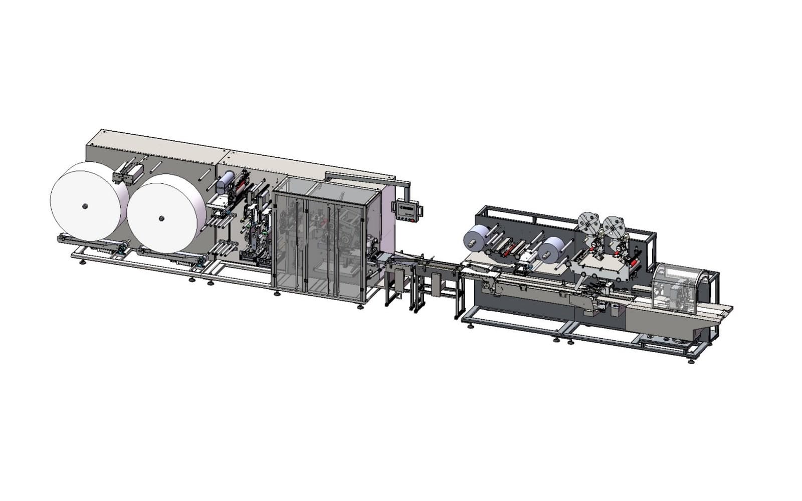 LZC-LPM100 Portable Wet Wipes Production Line