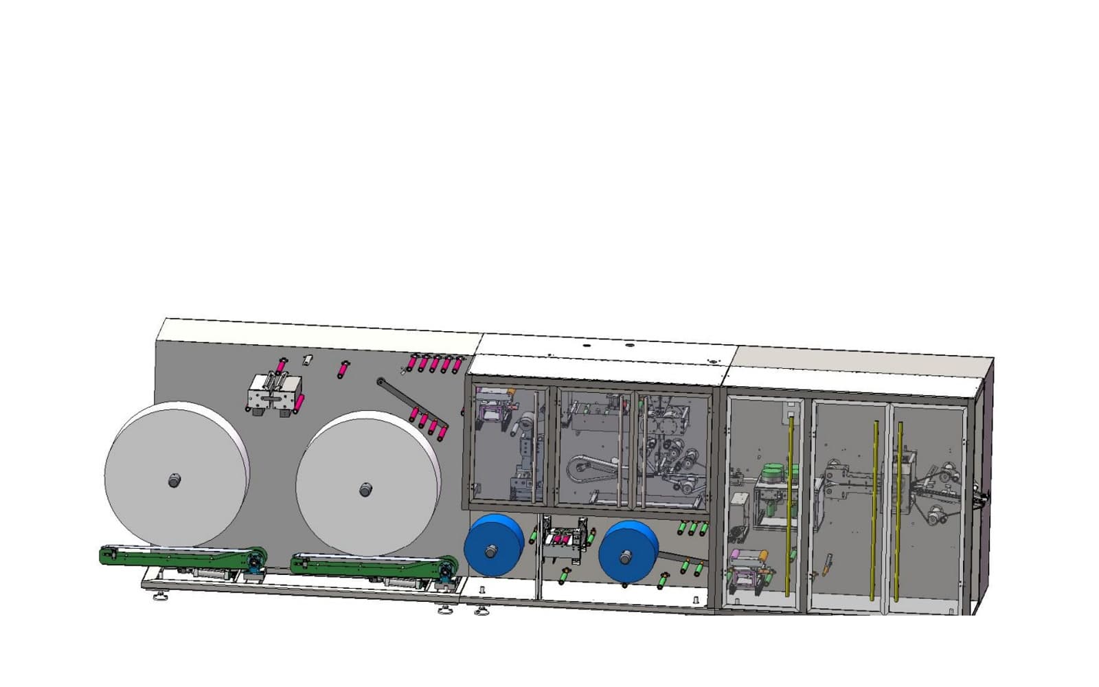 LZC-SCM400 High-Speed Single Wet Wipes Production Line